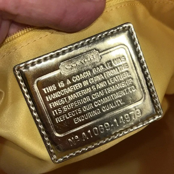 Coach Glam Poppy “Made for me by Coach” Should Bag Style 14979 - Picture 12 of 16